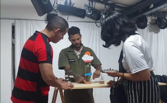 Participantes em oficina