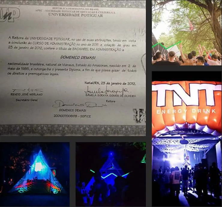 Diploma e peças para festivais