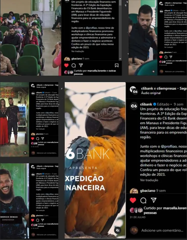 Expedição Financeira do C6 Bank
