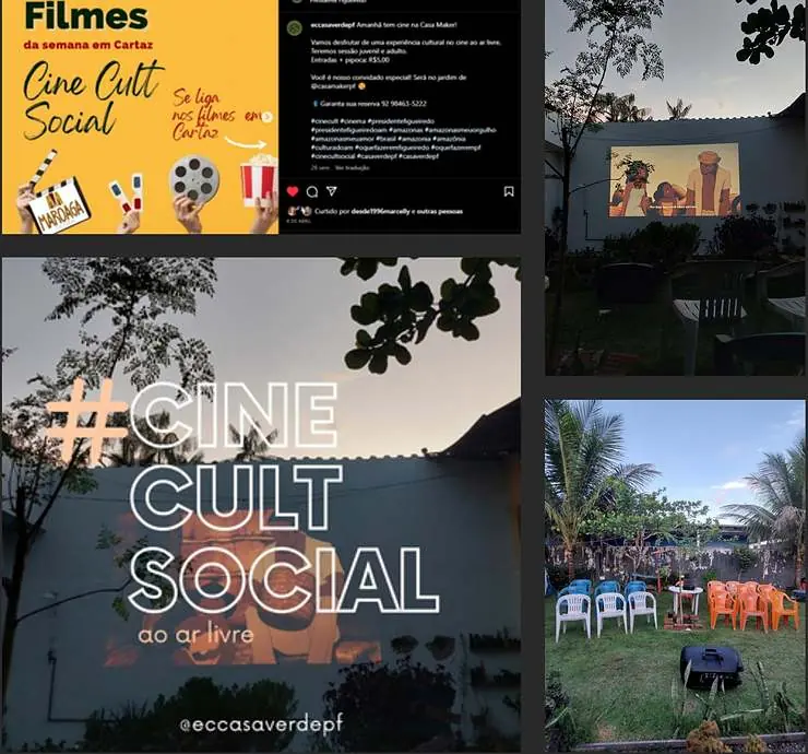 Cine Cult Social na Casa Maker